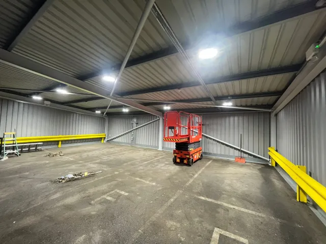 Commercial office fit-out painting in Derby by Saxby Decor