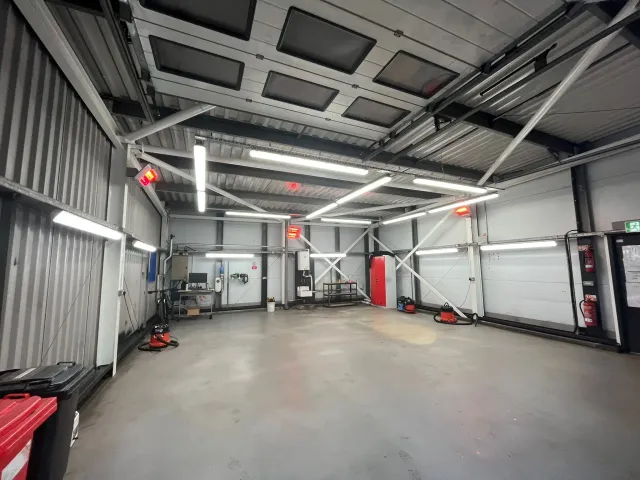 Industrial unit painting project in Derby